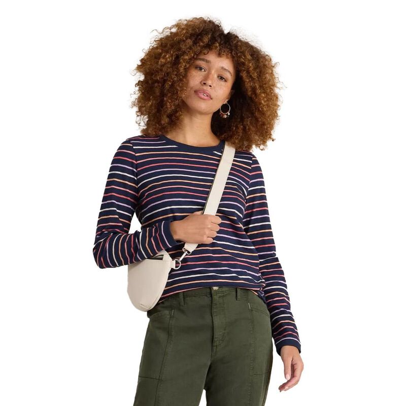 White Stuff Clara Stripe Ls Tee image number 0